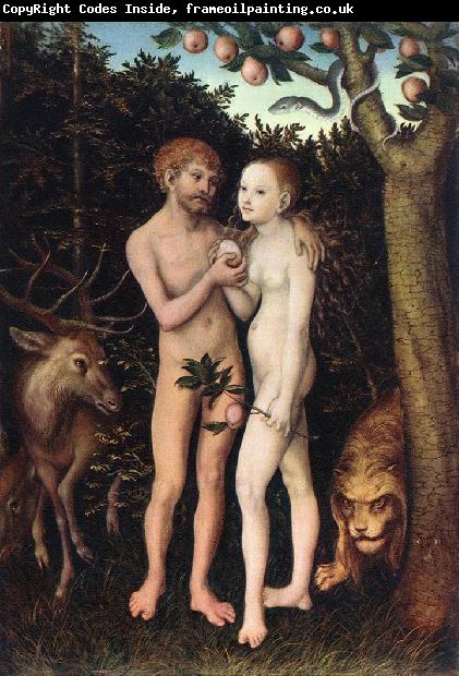 CRANACH, Lucas the Elder Adam and Eve 04